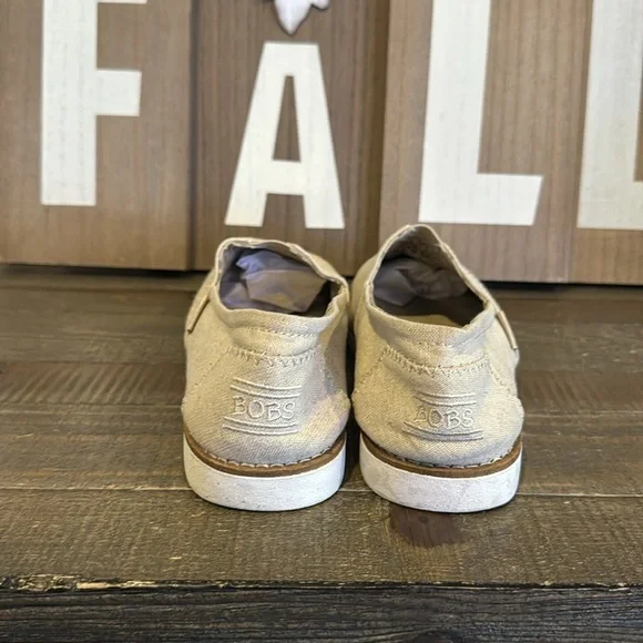 BOBS linen slip on sneakers - Picture 3 of 5